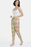 Zivame Zodiac Cotton Knit Cotton Pyjama - Egret — thumbnail 4