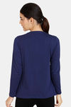 Zivame Mature Cotton Top - Medieval Blue — thumbnail 3