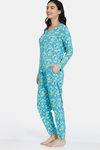 Zivame Tom & Jerry Colour Block Knit Cotton Pyjama Set - Ceramic — thumbnail 2