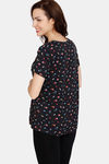 Zivame Maternity Color Me Happy Knit Poly Top - Moonless Night — thumbnail 3