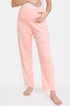 Zivame Maternity Cotton Pyjama  - Peach Pearl — thumbnail 2