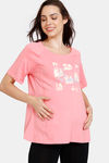 Zivame Maternity Cotton Top - Pink Icing — thumbnail 2