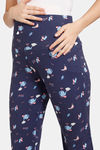 Zivame Maternity Knit Cotton Pyjama Set - Crown Blue — thumbnail 6