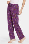 Zivame Tom & Jerry Cartoon Carnival Knit Cotton Single Pyjama  - Imperial Purple — thumbnail 2