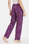 Zivame Tom & Jerry Cartoon Carnival Knit Cotton Single Pyjama  - Imperial Purple — thumbnail 3