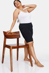 Zivame True Curv Knit Cotton Layering Shorts - Anthracite — thumbnail 4