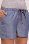 Zivame Lazy Days Cotton Shorts - Blue — thumbnail 5