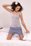 Zivame Lazy Days Cotton Shorts - Blue — thumbnail 6