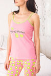 Zivame Tropical Fizz Cotton Capri Set - Pink Print — thumbnail 5