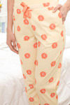Zivame Tropical Fizz Knit Cotton Pyjama - Yellow — thumbnail 5