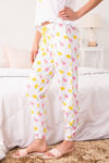 Zivame Tropical Fizz Knit Cotton Pyjama - White — thumbnail 2