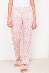 Zivame Night Blossoms Cotton Pyjama - White N Print — thumbnail 1
