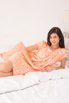 Zivame Crazy Farm Cotton Short Length Nightdress - Orange — thumbnail 2