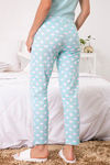 Zivame Three Musketeers Knit Cotton Pyjama - Blue — thumbnail 3