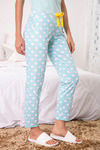 Zivame Three Musketeers Knit Cotton Pyjama - Blue — thumbnail 4