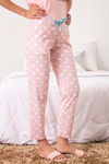Zivame Three Musketeers Knit Cotton Pyjama - Pink — thumbnail 4