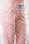 Zivame Three Musketeers Knit Cotton Pyjama - Pink — thumbnail 5