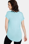 Zivame Wildflower Fields Knit Cotton Top - Ipanema — thumbnail 3