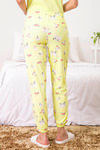 Zivame Three Musketeers Knit Cotton Pyjama - Yellow — thumbnail 3