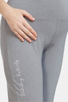 Zivame Lounge Knit Poly Maternity Pants - Mockingbird — thumbnail 5