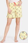 Zivame Summer Treat Knit Cotton Shorts - Popcorn — thumbnail 1