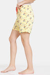 Zivame Summer Treat Knit Cotton Shorts - Popcorn — thumbnail 2