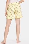 Zivame Summer Treat Knit Cotton Shorts - Popcorn — thumbnail 3