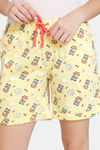 Zivame Summer Treat Knit Cotton Shorts - Popcorn — thumbnail 5