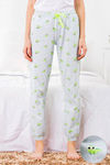 Zivame Love Bugs Knit Cotton Pyjama - Blue — thumbnail 1