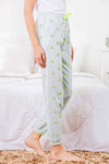 Zivame Love Bugs Knit Cotton Pyjama - Blue — thumbnail 2