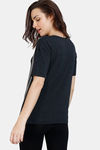 Zivame Lounge Knit Poly Lounge Top - Anthracite — thumbnail 3