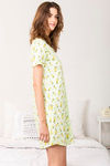 Zivame Bug Life Cotton Short Length Nightdress - Green — thumbnail 4