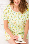 Zivame Bug Life Cotton Short Length Nightdress - Green — thumbnail 5