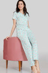 Zivame Bunny Rolls Knit Cotton Pyjama Set - Plume — thumbnail 4