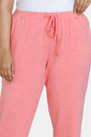 Zivame True Curv Lounge Knit Poly Loungewear Pants - Salmon — thumbnail 5