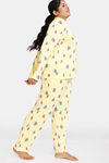 Zivame True Curv Nuts For U Knit Cotton Pyjama Set - Sunshine — thumbnail 2