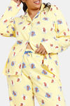 Zivame True Curv Nuts For U Knit Cotton Pyjama Set - Sunshine — thumbnail 5