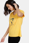 Zivame Harry Potter Knit Cotton Top - Citrus — thumbnail 2