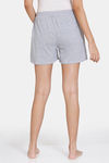 Zivame Looney Tunes Knit Cotton Shorts - Grey Melange — thumbnail 3