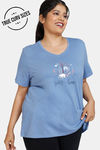 Zivame True Curv Country Songs Knit Cotton Top - Wild Wind — thumbnail 1