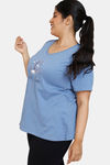 Zivame True Curv Country Songs Knit Cotton Top - Wild Wind — thumbnail 2