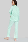 Zivame Maternity Country Songs Knit Cotton Pyjama Set - Bay — thumbnail 3