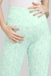 Zivame Maternity Country Songs Knit Cotton Pyjama Set - Bay — thumbnail 7