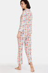 Zivame Tom & Jerry Knit Poly Pyjama Set - Snow White — thumbnail 3