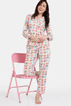 Zivame Tom & Jerry Knit Poly Pyjama Set - Snow White — thumbnail 4