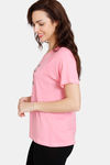 Zivame Bollywood Tadka Knit Cotton Top - Sachet Pink — thumbnail 2