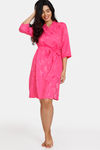 Zivame Floral Vows Woven Robe - Tea Rose — thumbnail 4