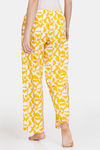 Zivame Retro Flaunt Woven Pyjama - Symphonic Sunset — thumbnail 3