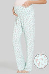 Zivame Maternity Wildflower fields Knit Pyjama - Bay — thumbnail 1