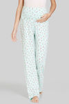 Zivame Maternity Wildflower fields Knit Pyjama - Bay — thumbnail 2
